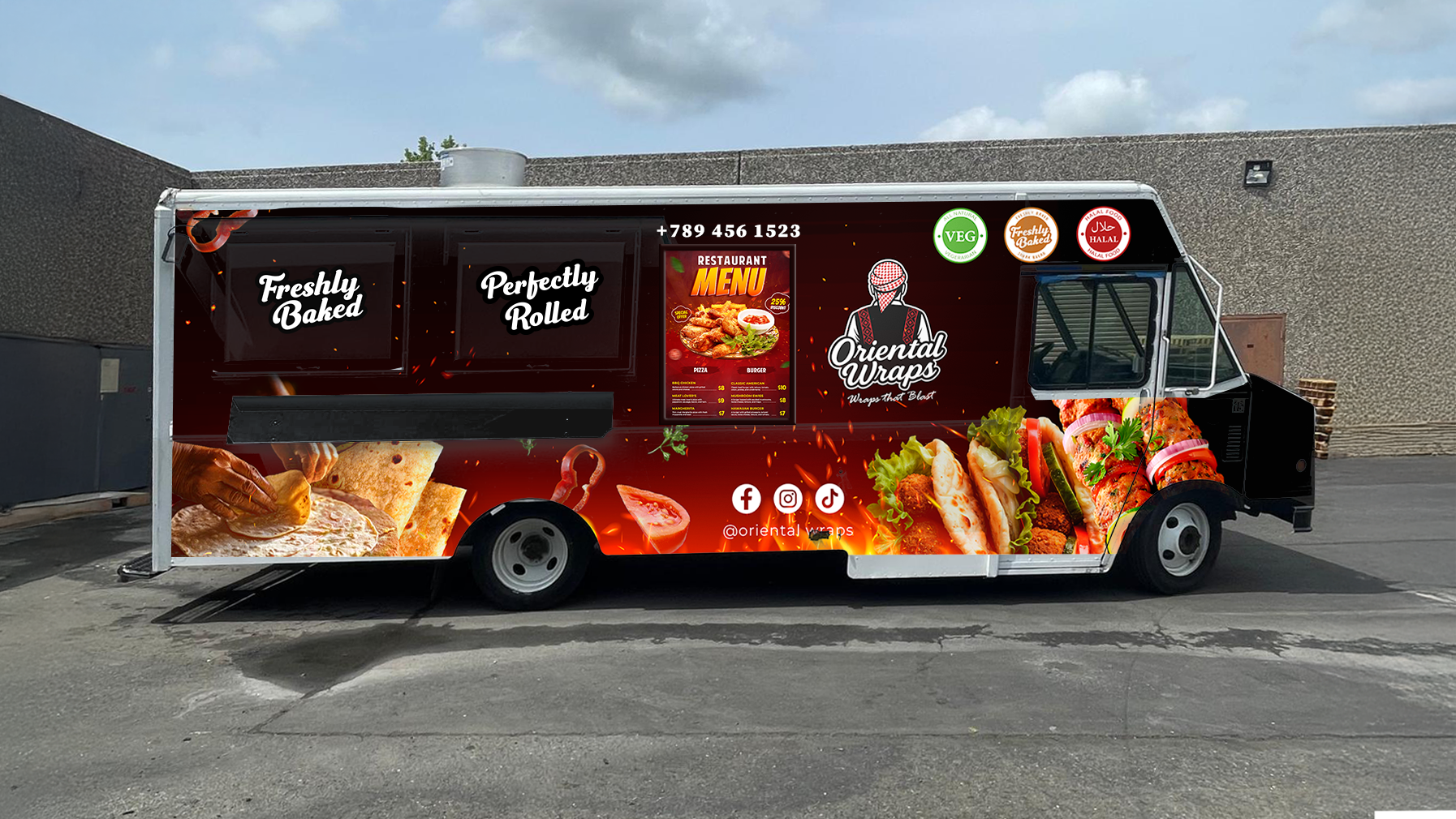 Sleek Passenger Side Decals Exclusive Signs & Graphics