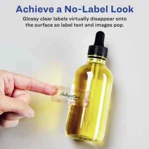 Clear Vinyl Labels