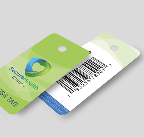 Key Pass / Wristband Mini Cards