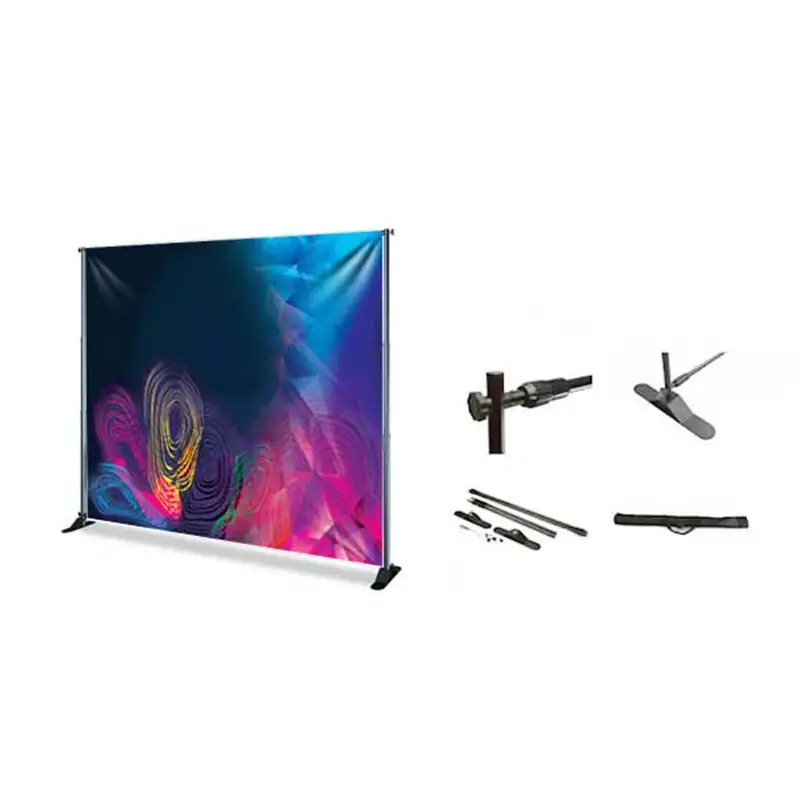Standard Telescopic Stand 8x8ft with Vinyl Banner